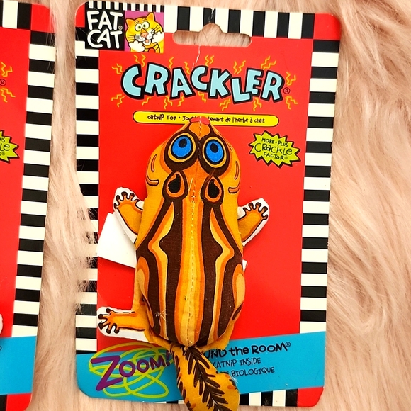 Brand New Y2K FAT CAT CRACKLER CATNIP CAT TOYS-2CT - Picture 4 of 5
